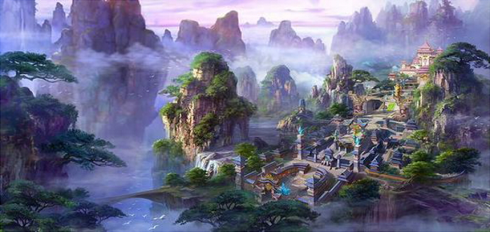 无边界地图的仙侠游戏
