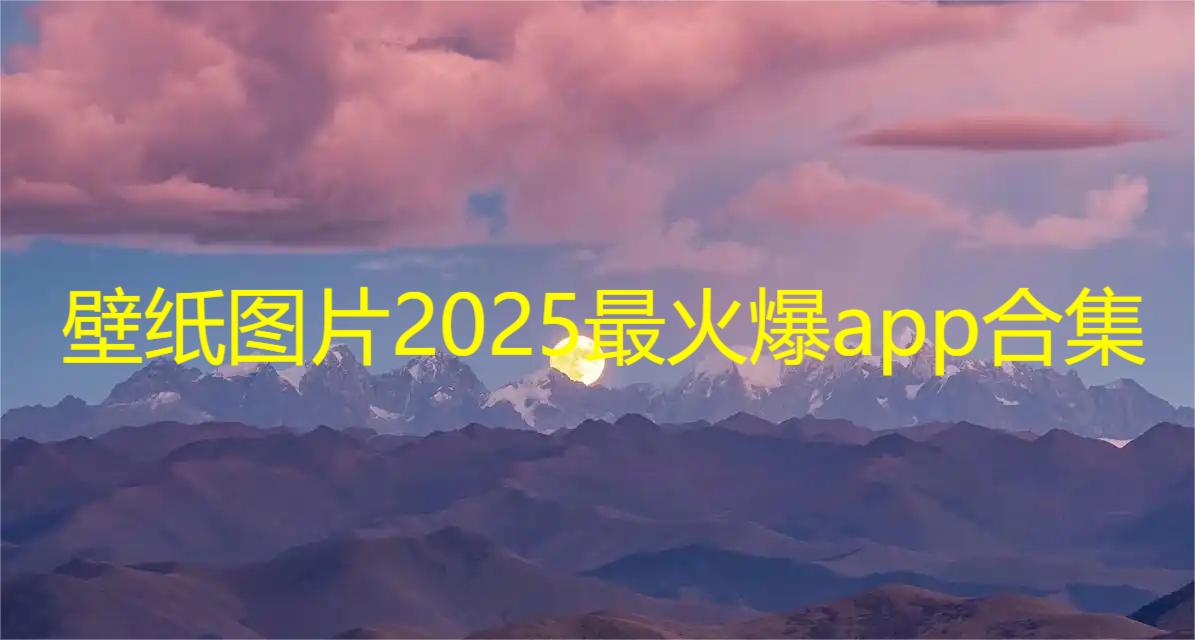 壁纸图片2025最火爆app合集