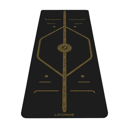 Liforme Black & Gold Yogamatte