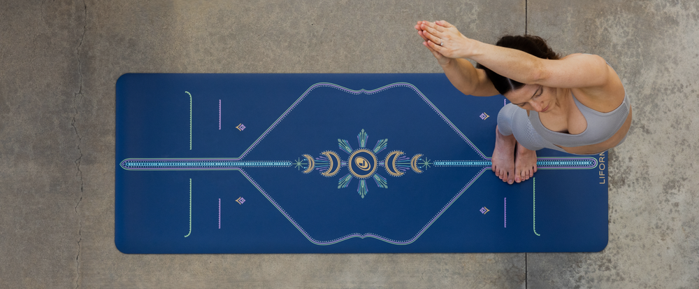 Video showing a range of Liforme Yoga Mats, innovative and planet friendly